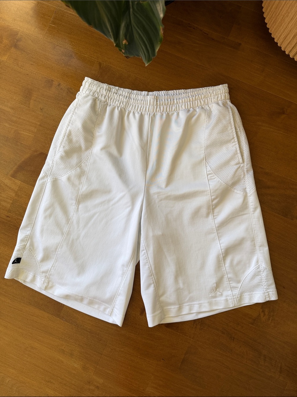 JORDAN’S White Athletic Mesh-Panel Shorts